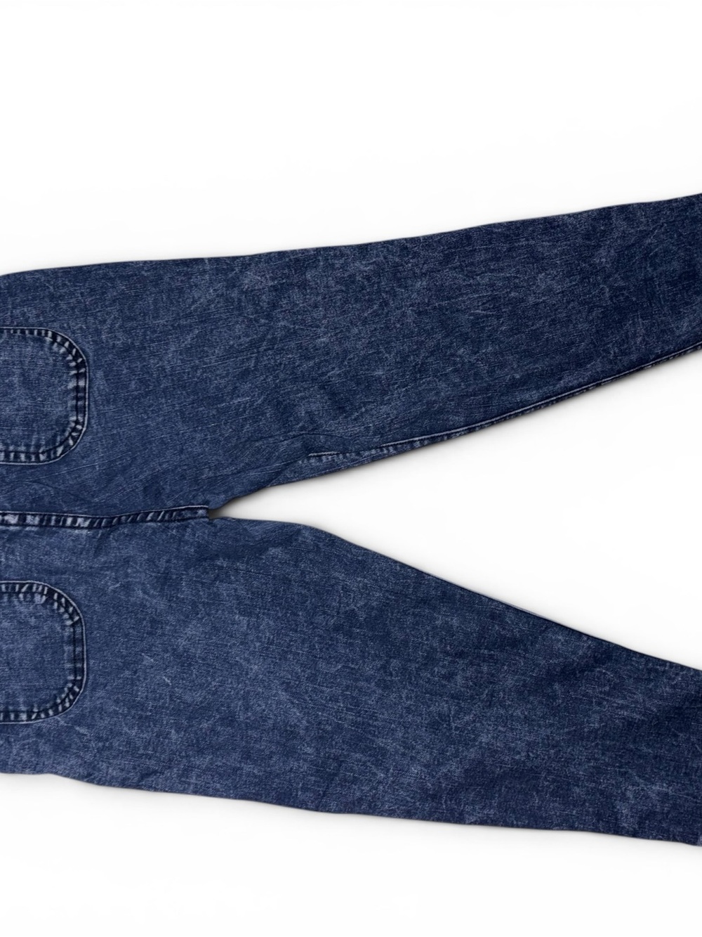 American Apparel Washed Blue High-Rise Jeans - Picture 2 of 5